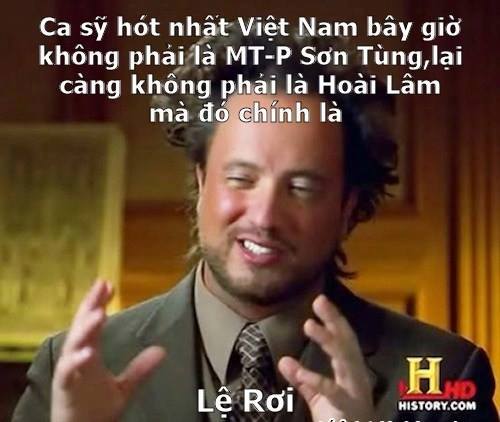 Lệ Rơi bây giờ đã hot hơn cả Sơn Tùng và Hoài Lâm