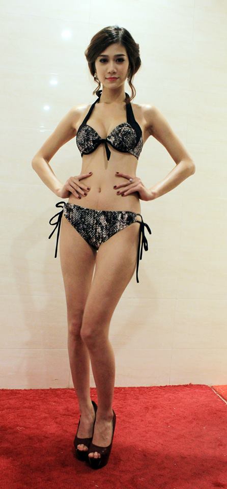 Bộ trang phục trong phần trình diễn bikini của Bích Ngọc trong cuộc thi Nữ hoàng sắc đẹp Việt Nam 2014