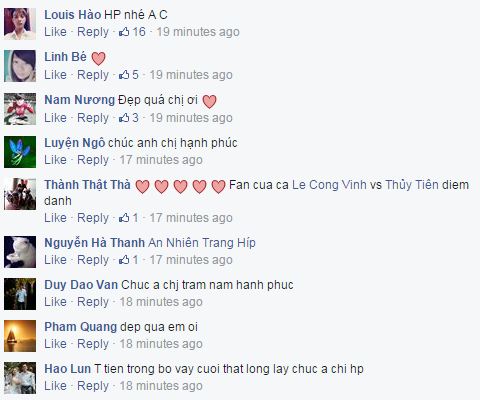 NHM chúc mừng Công Vinh - Thủy Tiên