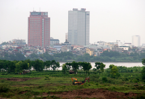 sông-hồng, bãi-sông-hồng, bãi-rác-thải, ô-nhiễm-môi-trường, bãi-giữa-sông-hồng