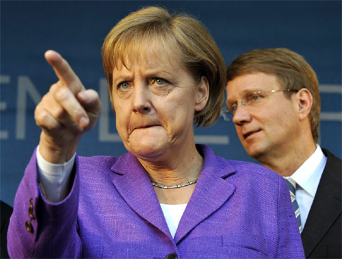 Angela Merkel, thủ tướng, Đức, biểu cảm, khủng hoảng, châu Âu