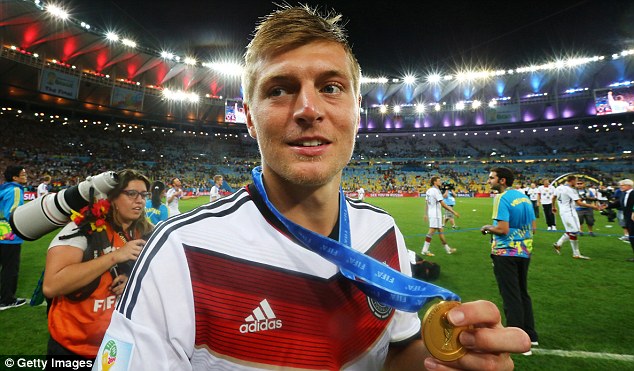 Real deal: Toni Kroos has signed for Real Madrid from Bayern Munich for £24m