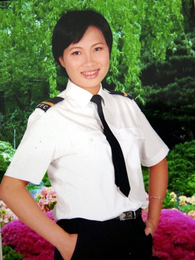 nữ phi công, xinh đẹp, hotgirl