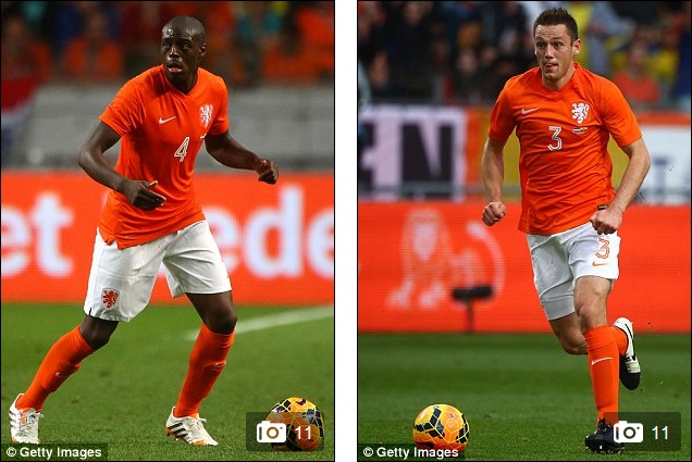 Bruno Martins Indi (trái) và Stefan de Vrij (phải)