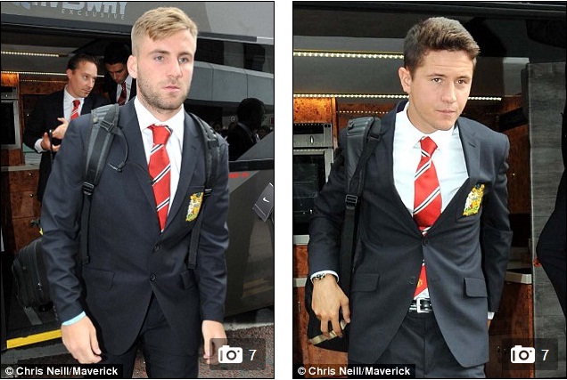 Luke Shaw và Ander Herrera (phải) trước cơ hội thể hiện mình với CLB mới