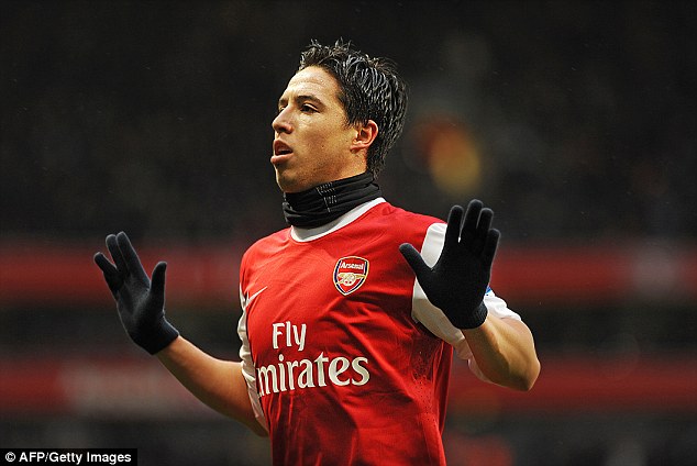 Nasri từng chơi cho Arsenal nhưng giờ là tội đồ của CLB thành London