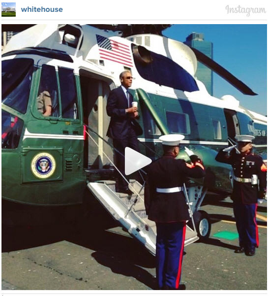 Hình ảnh từ đoạn video được cho là thiếu tôn trọng các binh sĩ của ông Obama (Nguồn: Washington Times)