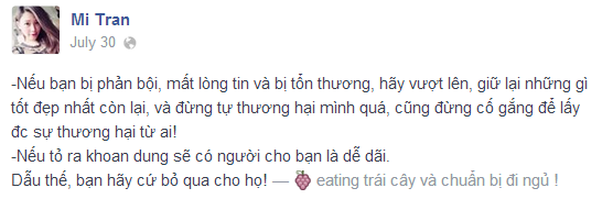 Hải Băng dính nghi án từng giật Tiến Dũng khỏi tay Mi Trần