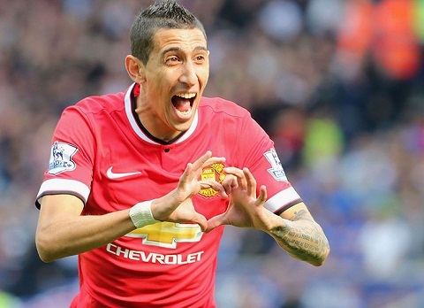 Di Maria đang có phong độ cao trong màu áo Man United