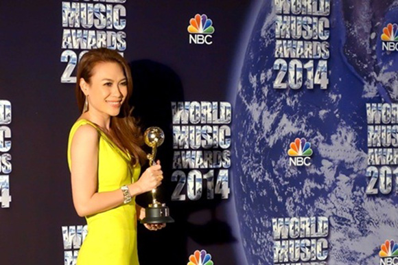 Giải thưởng thế giới gọi Mỹ Tâm là siêu sao nhạc Việt
