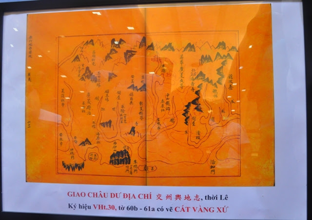 Việc công bố những tấm bản đồ khẳng định chủ quyền của Việt Nam tại hai quần đảo Hoàng Sa, Trường Sa và những vùng biển thuộc Biển Đông là hết sức cần thiết (Ảnh chụp lại bản đồ: Tuấn Nam)