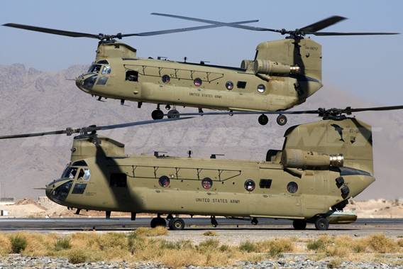 Trực thăng vận tải CH-47F Chinook của Mỹ