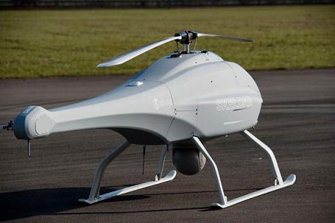 Máy bay không người lái Skeldar có thể triển khai được trên nhiều loại tàu chiến khác nhau. 