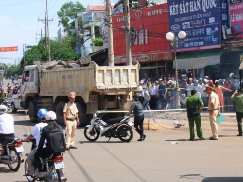 Hiện trường vụ tai nạn