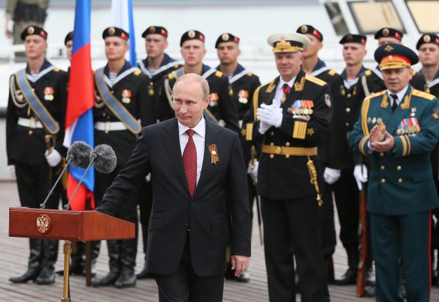 Tổng thống Nga Putin ở Crimea - Ảnh: nbcnews.com