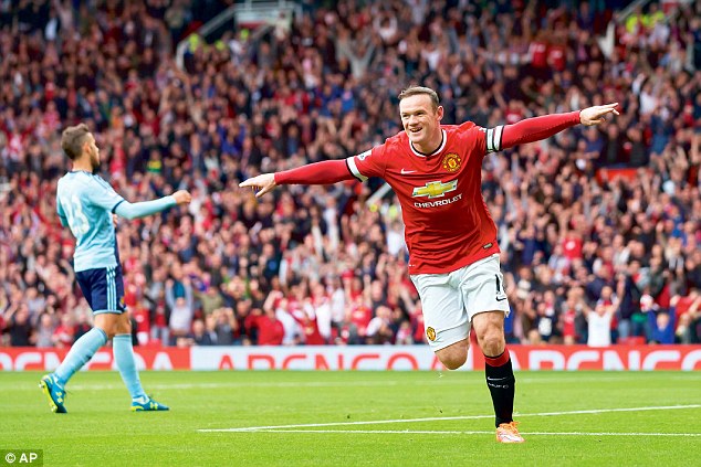 Trong trận tiếp West Ham, Rooney đã mở tỷ số cho Man United ngay phút thứ 5