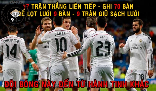 Real Madrid tiến như vũ bão