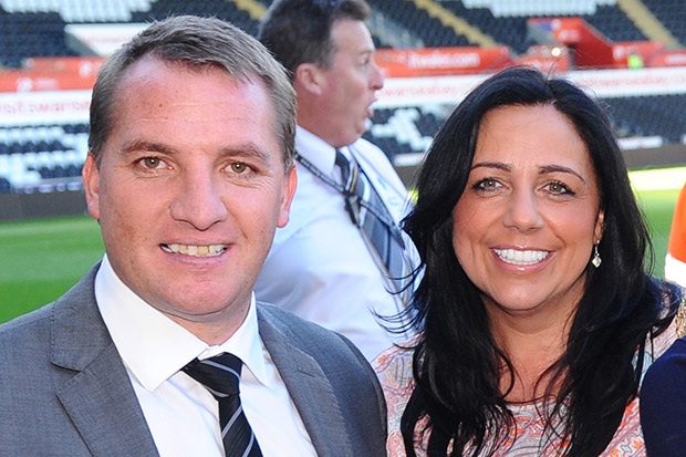 Brendan Rodgers bên vợ cũ