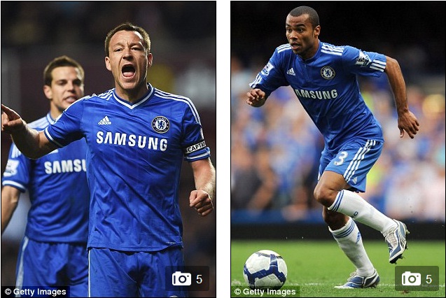 Terry đã được gia hạn thêm 1 năm với Chelsea trong khi Ashley Cole giống Lampard, bị đẩy ra đường