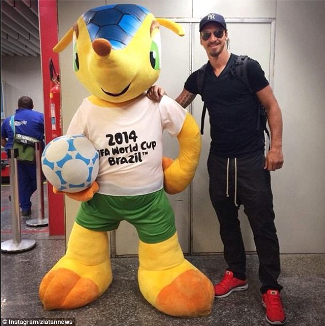 Trước World Cup, chủ nhà Brazil đã làm mọi cách mời Ibra tới xem World Cup