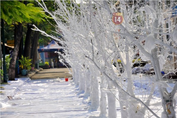 Con đường tuyết và công viên trắng tại Lễ hội Noel lớn nhất Việt Nam 3