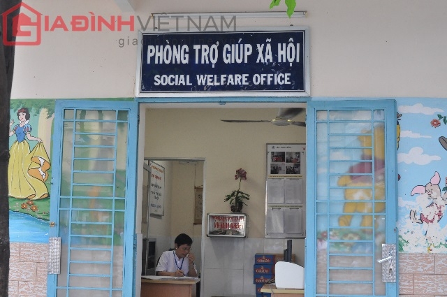 Phòng trợ giúp xã hội của bệnh viện Nhi Đồng 1 TP. HCM, nơi tiếp nhận sự ủng hộ của các tấm lòng hảo tâm