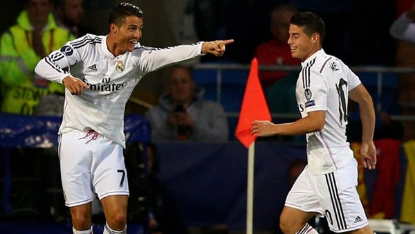 Ronaldo và James Rodriguez chính là người của Mendes.