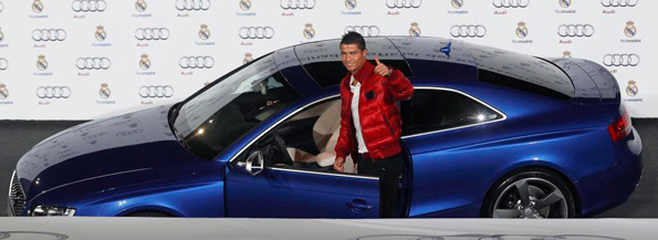 Ronaldo có bộ sưu tập xe trị giá hơn 3 triệu euro