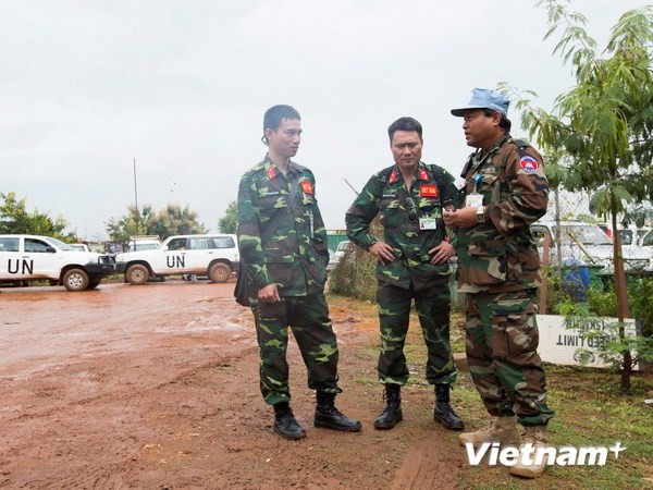 Sĩ quan Việt Nam gìn giữ hòa bình ở Nam Sudan
