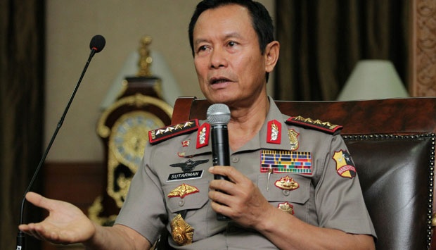 Tướng Sutarman - người đứng đầu lực lượng cảnh sát Indonesia.