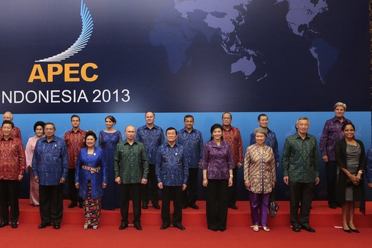 APEC 2013 tại Indonesia. Ảnh: AP