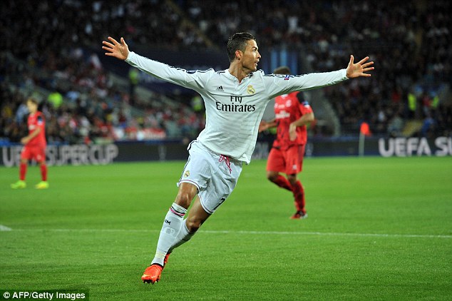 Cris Ronaldo là ngôi sao sáng nhất trong chiến thắng trước Sevilla giúp Real Madrid giành Siêu Cúp