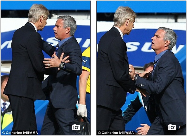 Wenger xô đẩy Mourinho