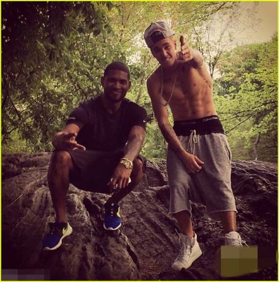 Justin Bieber bị coi là đã xỉ nhục cả nam ca sỹ da màu Usher - người được coi là ân sư có công phát hiện và giúp anh nổi tiếng.