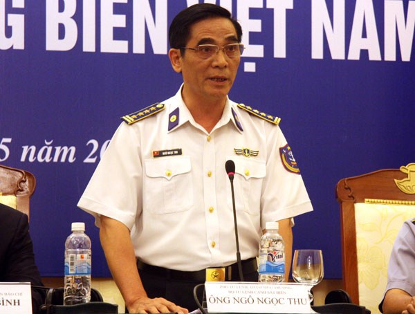 Ông Ngô Ngọc Thu - Phó Tư lệnh, Tham mưu trưởng, Bộ tư lệnh Cảnh sát biển Việt Nam 