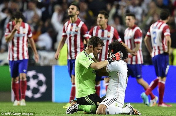 Các cầu thủ Atletico Madrid muốn phục thù thất bại tại chung kết Champions League 2013/2014