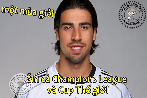 Khedira là thánh son mới của bóng đá