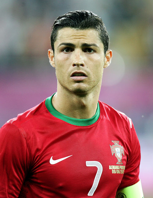 Cristiano Ronaldo Portugal Hairstyle Euro 2012