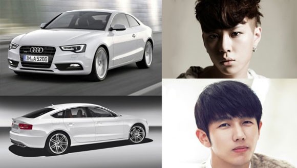 Cả hai anh chàng Junhyung của nhóm B2ST và Seulong từ nhóm 2AM đều sở hữu dòng xe Audi A5S cao cấp, chiếc xe cũng rơi vào khoảng hơn 40,000 USD.