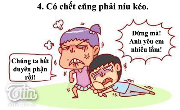 5 phản ứng của con trai khi con gái nói lời chia tay