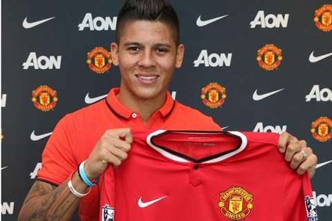 Marcos Rojo đã chuyển tới Man United vào mùa Hè vừa qua