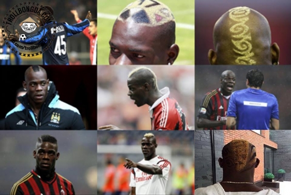 Các kiểu đầu của Balotelli