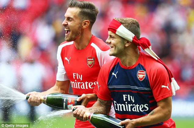 Ramsey và Jack Wilshere