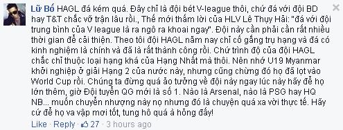 Nếu đụng độ với các đại gia như Hà Nội T&T hay B. Bình Dương, cửa thắng của HAGL lớn đến đâu?