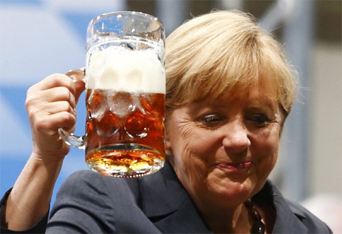 Angela Merkel, thủ tướng, Đức, biểu cảm, khủng hoảng, châu Âu
