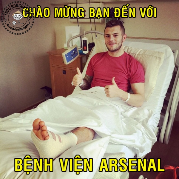 Thêm Jack Wilshere nằm viện dài ngày