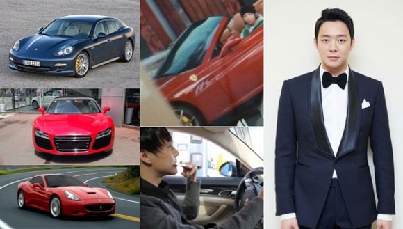 Anh bạn Yoochun tuy không đam mê xe cộ nhưng anh chàng cũng sở hữu vài chiếc xe tiền tỷ mà ai cũng phải thèm. Đó là một chiếc  Audi R, một chiếc  Ferrari California, một chiếc Porsche Panamera màu xanh da trời. Khối tài sản của Yoonchun ước tính lên tới 575,000 USD (khoảng 12 tỷ đồng)