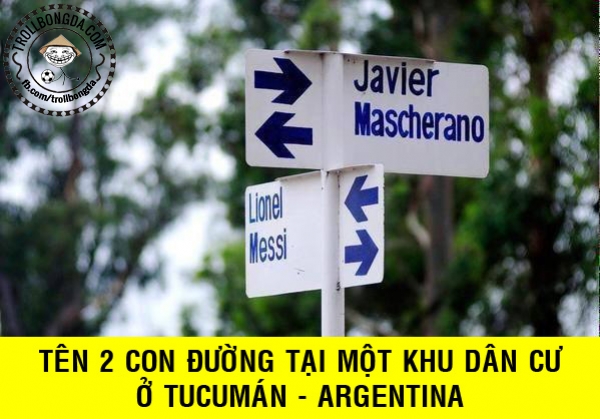 Rẽ trái, bạn sẽ đến phố Messi