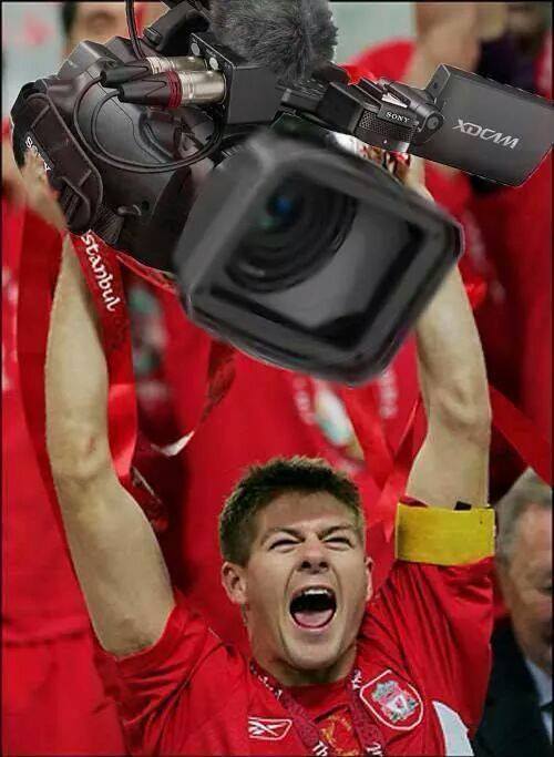 Gerrard quen nâng máy quay hơn
