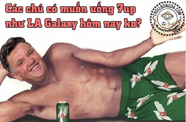 Van Gaal cũng là fan 7up??